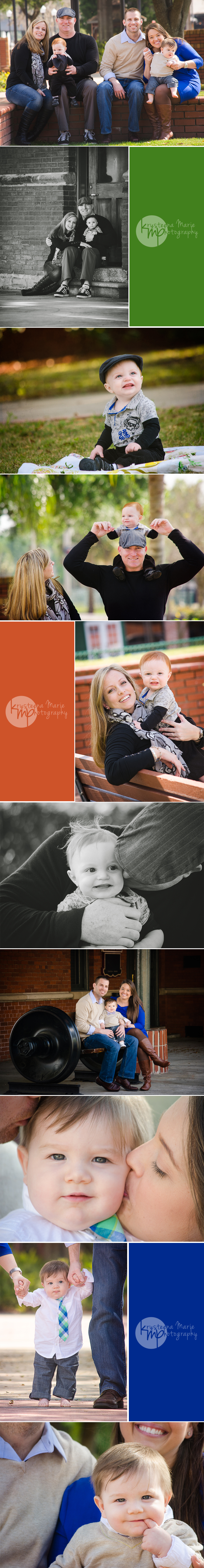 outdoor family portrait session 