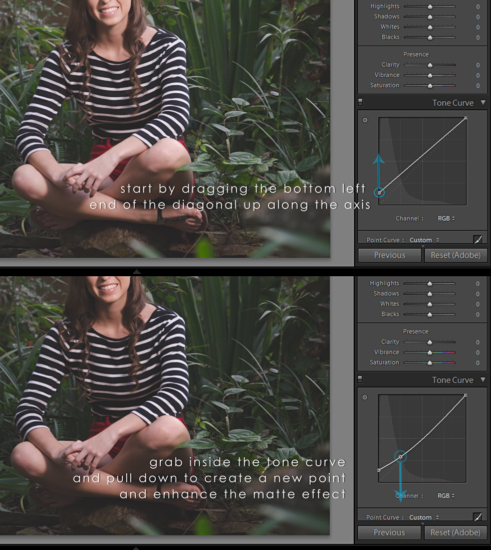 How to Create a Matte Effect in Lightroom | Krysteena Marie Photography