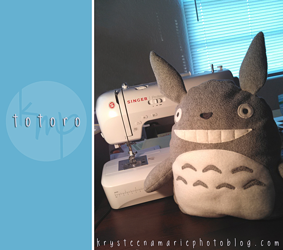 Totoro Plush | Krysteena Marie Photography