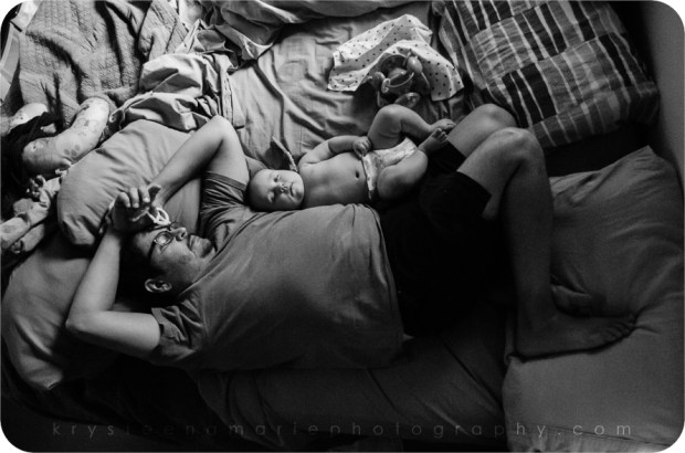 “Parenthood is a constant battle between going to bed to catch up on sleep, or staying awake to finally get some alone time.”